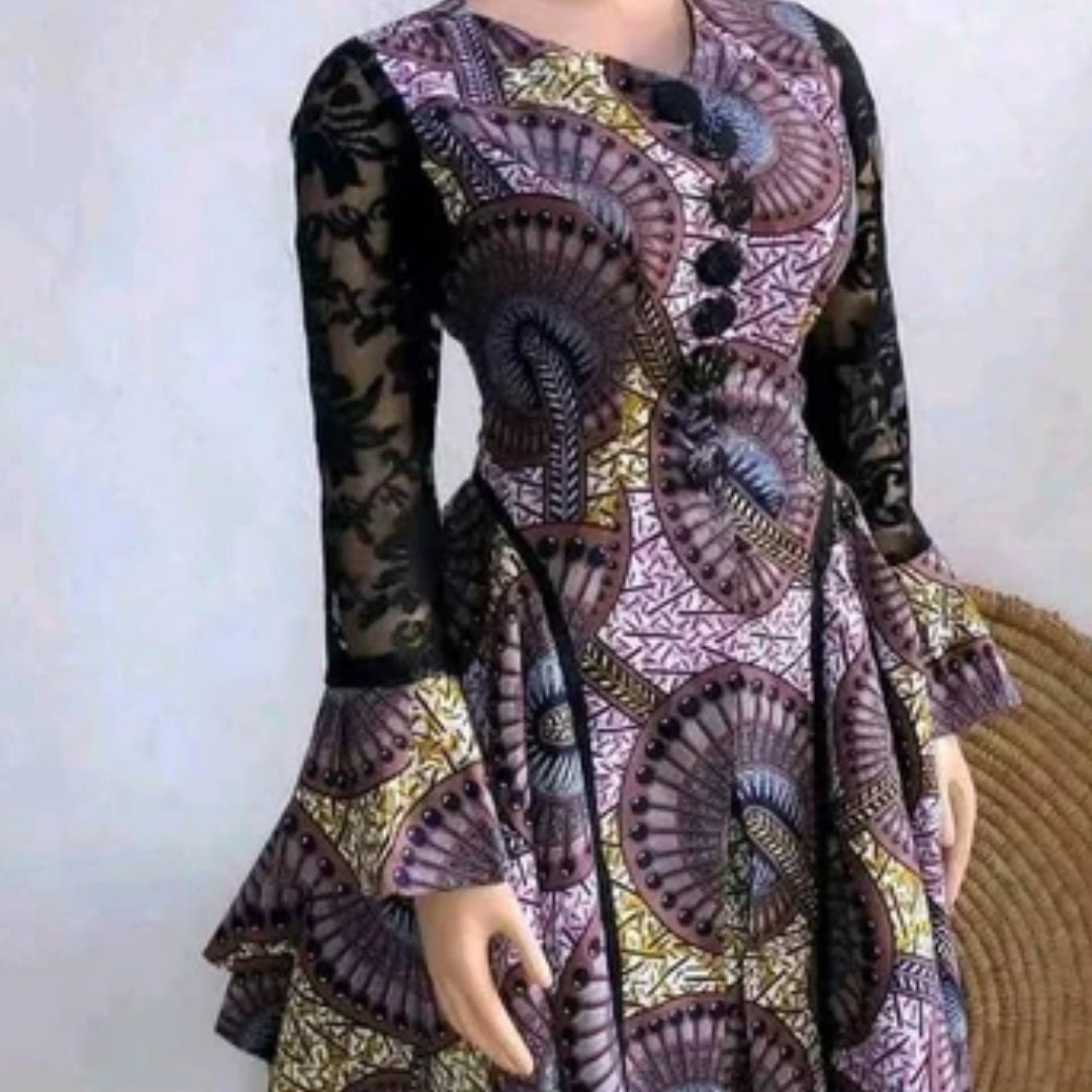 Traditional Women Gown Yaki Style